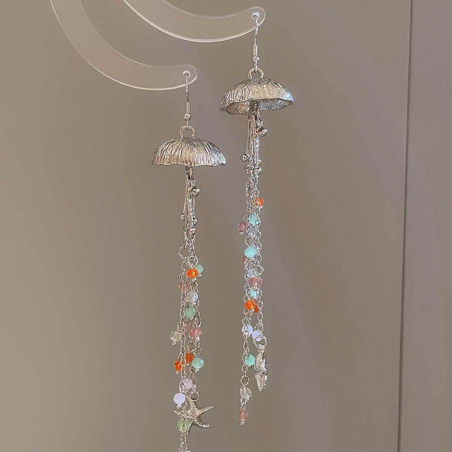 Bohemian Ethnic Style Feathers Fringed Earrings Ear Hooks Personalized Vacation Wind Ears