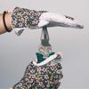 Leather Anti-Slip Printed Gardening Gloves: Elastic, Anti-Puncture, Wear-Resistant Protective Gear for Agriculture, Forestry, and Animal Husbandry