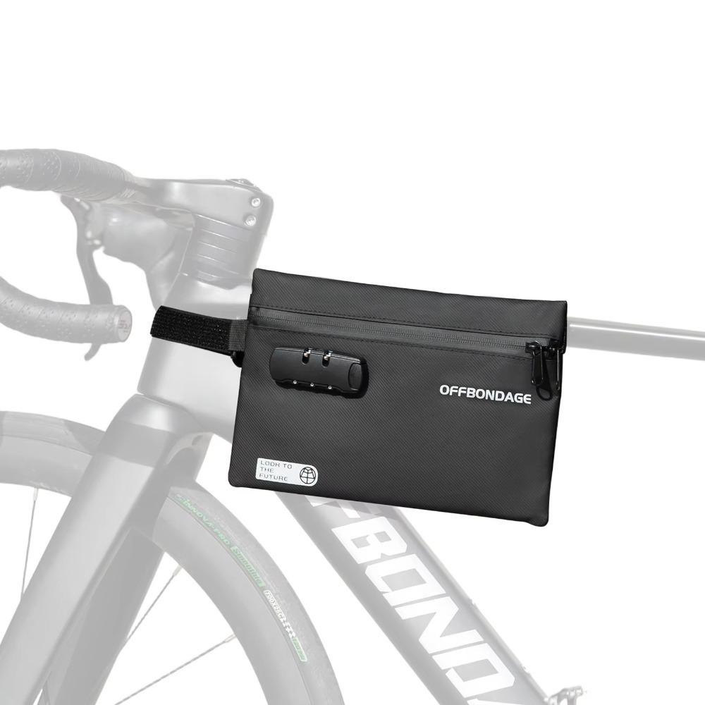

Anti-theft Bicycle Under Tube Bag Waterproof MTB Cycling Side Bag Password-lock Bag