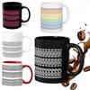 350ML Ukryta Przeklęta Wiadomość Ceramiczne Kubki do Kawy Zabawny Kubek do Kawy Nowoczesny Kubek Naczynia do Napojów Kubki i Filiżanki Przyjaciele Unikalny Prezent