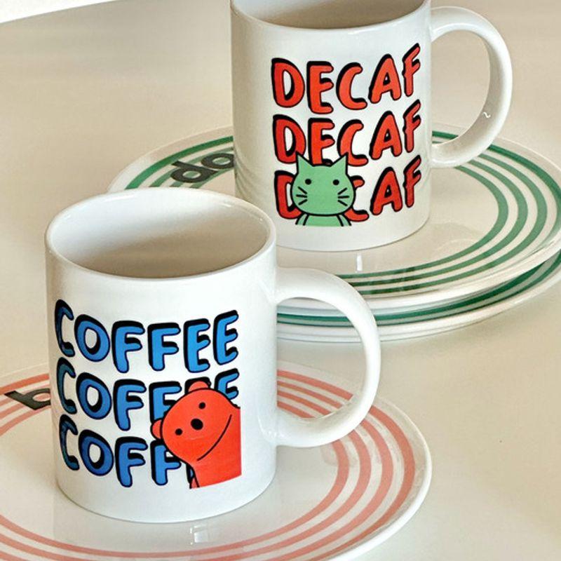 sundaymorningplate Animal Coffee Club Carrie Mug