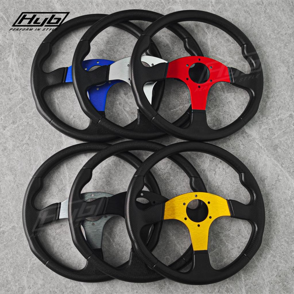 Classic Sports Racing Car Steering Wheel Universal 13 Inches 330MM PU Steering Wheel