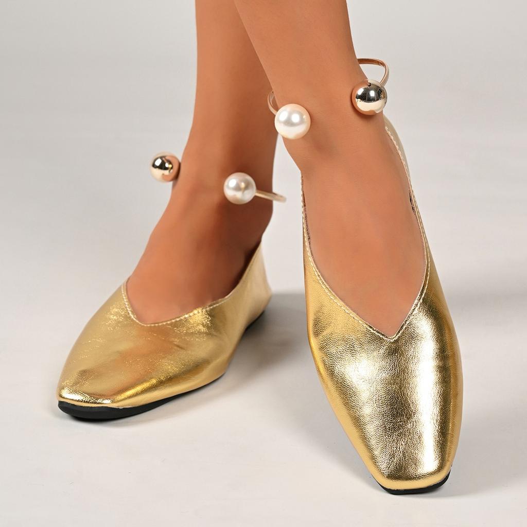 Fashion 2025 Temperament New Square Toe Shallow Mouth Single Shoes Fashion Women