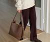 Fashion Leather Bucket Bag Women'S Large Capacity Tote Bag Crossbody Cowhide Versatile Commuter Shoulder Bag