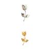 Elegant Rose Brooch Pin Suit Wedding Groom Jewelry