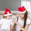 White Silent Retro Double Bell Alarm Clock with Night Light