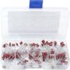 PENGLIN 100pcs CBB Metallized Polypropylene Film Capacitors Set Metallized Polyester Film Capacitors 10 Types 63V/ 10nF To 470nF
