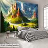 Wonderful Polyester Wall Tapestry with and Landscape Digital Printing, Suitable for Use In Living Rooms, Bedrooms, Bars and Parties.