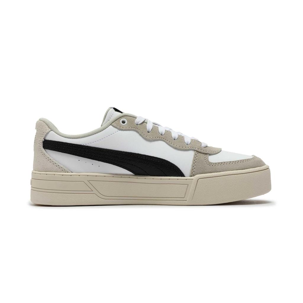 PUMA Cushioning, Wear Resistant Low top Skateboard Shoes Women's Gray Black 397076-06