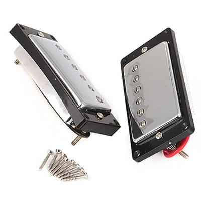 1 Juego de pastilla Humbucker cromada para reemplazo Gibson Les Paul