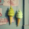 Künstliches Knuspriges Eiscreme-Modell Realistisches Künstliches Lebensmittelmodell Fake Food Dessert Eiswaffel Fotografie Dekorative Requisiten