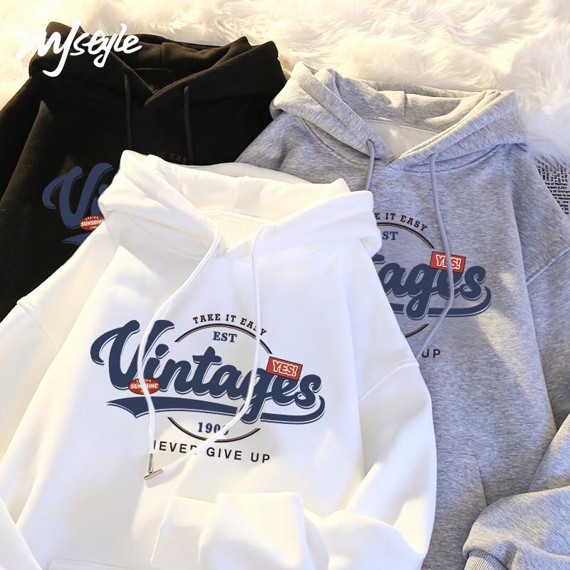 MJ STYLE Women's Oversized Hooded Sweatshirt