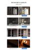USB Rechargeable LED Wall Lamp with Infinite Dimming and Motion Sensor