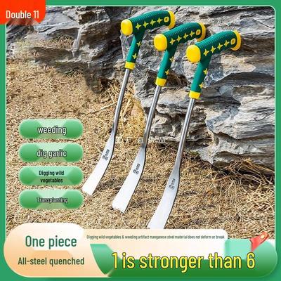 German Manganese Steel Shovel: Ideal for Digging Wild Vegetables, Garlic, Gardening, Weeding, and Planting Flowers.