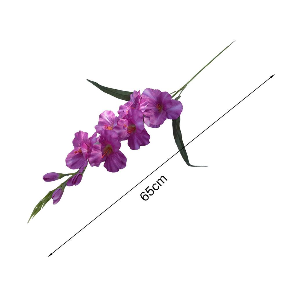 Artificial Gladiolus Flower Artificial Flower Flower Arrangement Realistic with Stem for Office Garden Valentine's Day Decor