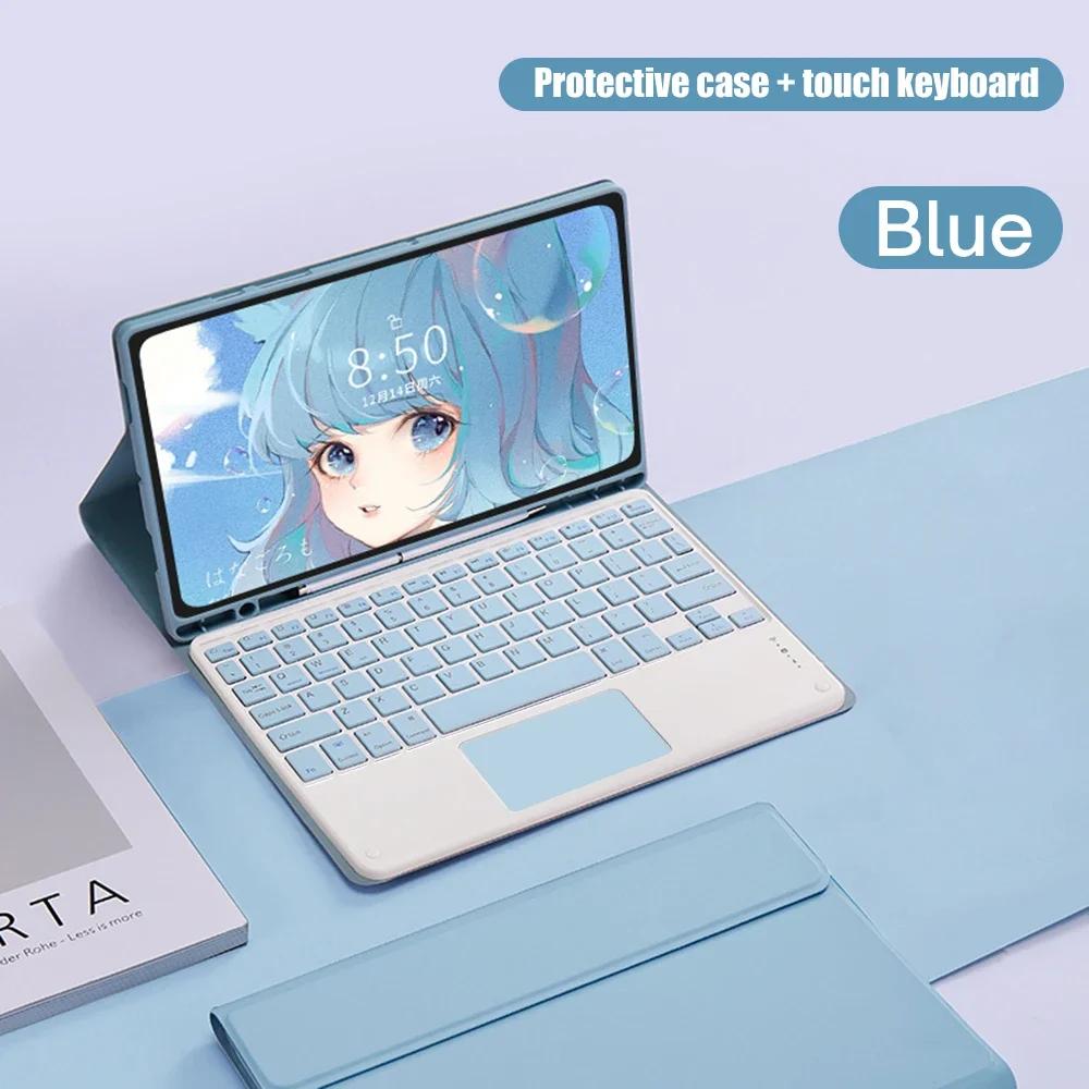 Nový kryt s klávesnicí řady S10 pro Samsung Galaxy Tab S10 FE Plus + 13.1 pro S10 Ultra Funda Klávesnice Nárazuvzdorný kryt tabletu