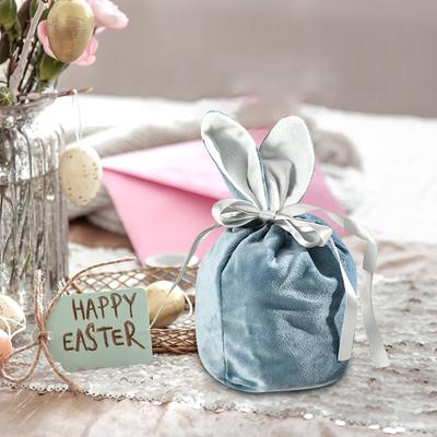 (Nikita) Easter Bunny Bags Fuzzy Childrens Gift Bags Home Decoration