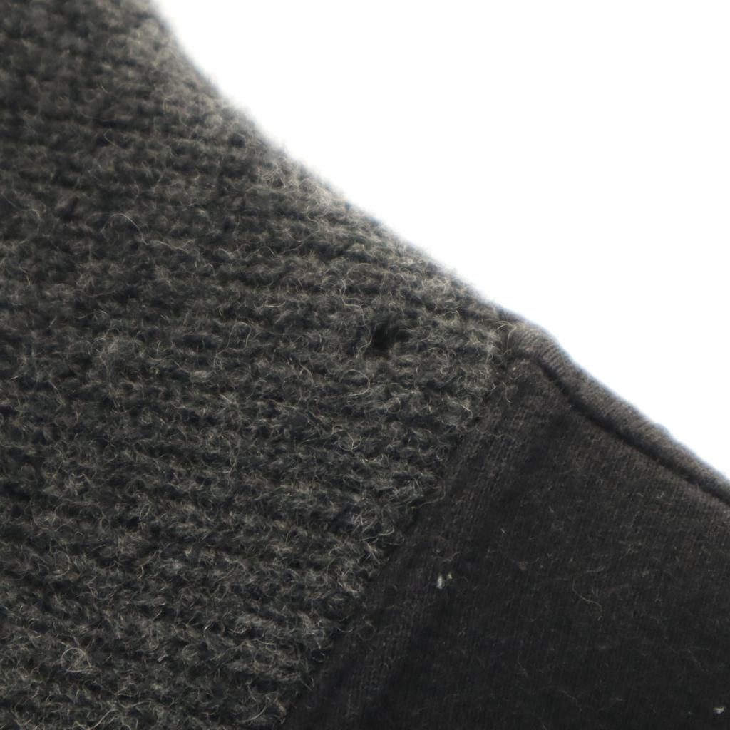 GAIJIN MADE Gestrickte Wechselschichtjacke S Grau Rückseite aufgeraut Herren Gebraucht