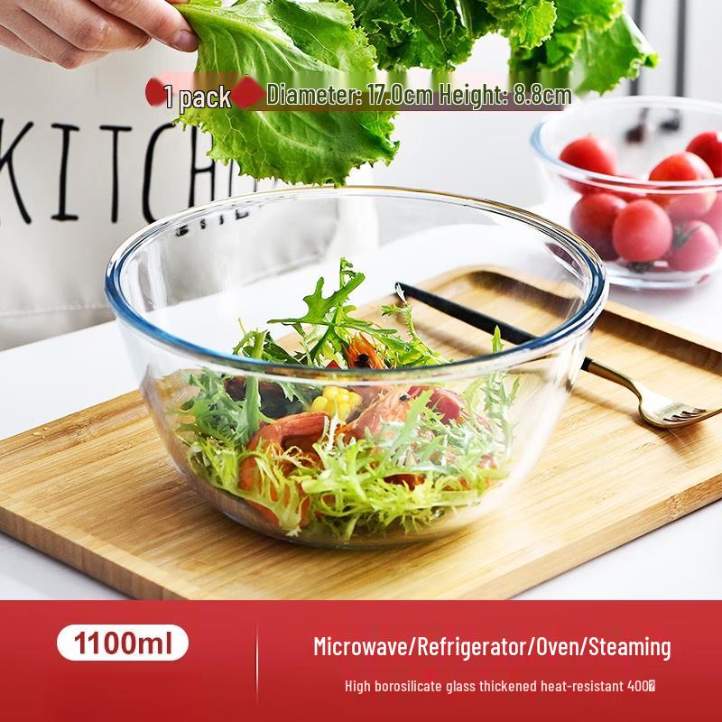 

Waihe Heat-Resistant Glass Serving Bowls