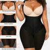 Body gainant à braguette zippée pour femmes Post-partum Faja Contrôle du ventre Rehaussement des hanches Shapewear Respirant Bretelles réglables Contrôle fort Sans couture