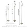 Stainless Steel Bird Feeder Hanging Typ Arbitrarily Fixed Bird Apple Fork Toy Bird Cage Supplies Parrot Vegetable Skewer Bird