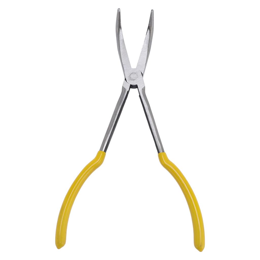Long Reach Plier 11 Inch Extra Long Needle Nose Pliers 90 Degrees  Bent Nose Pliers with Comfort Grip