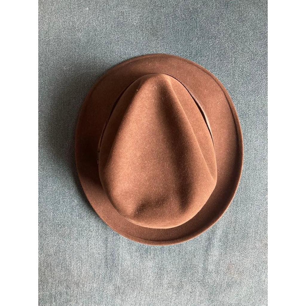 Used Stetson Sovereign Hat Brown Small Size 54-55