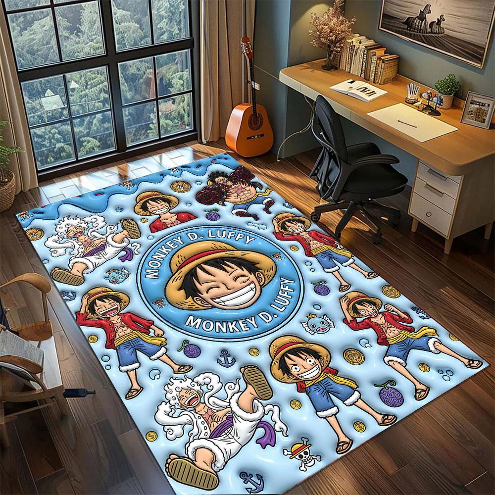 

OnePiece Home Decor Living Room Bedroom Carpet Cool Movie Play Mat Floor Mat 60x90cm