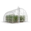 Gartentunnel Gewächshaus 3 x 3 x 2 m 9 m² mit aufklappbarer Tür PE-Plane 150 g/m² für Gemüse Pflanzen Blumen