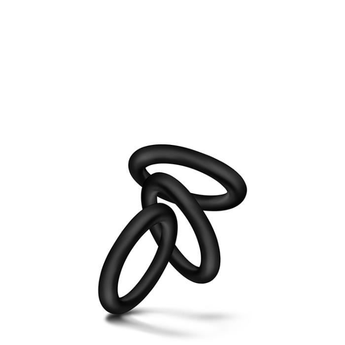 Cockring - Blush-Performance - VS2 - Silicone Premium - Noir - Petit