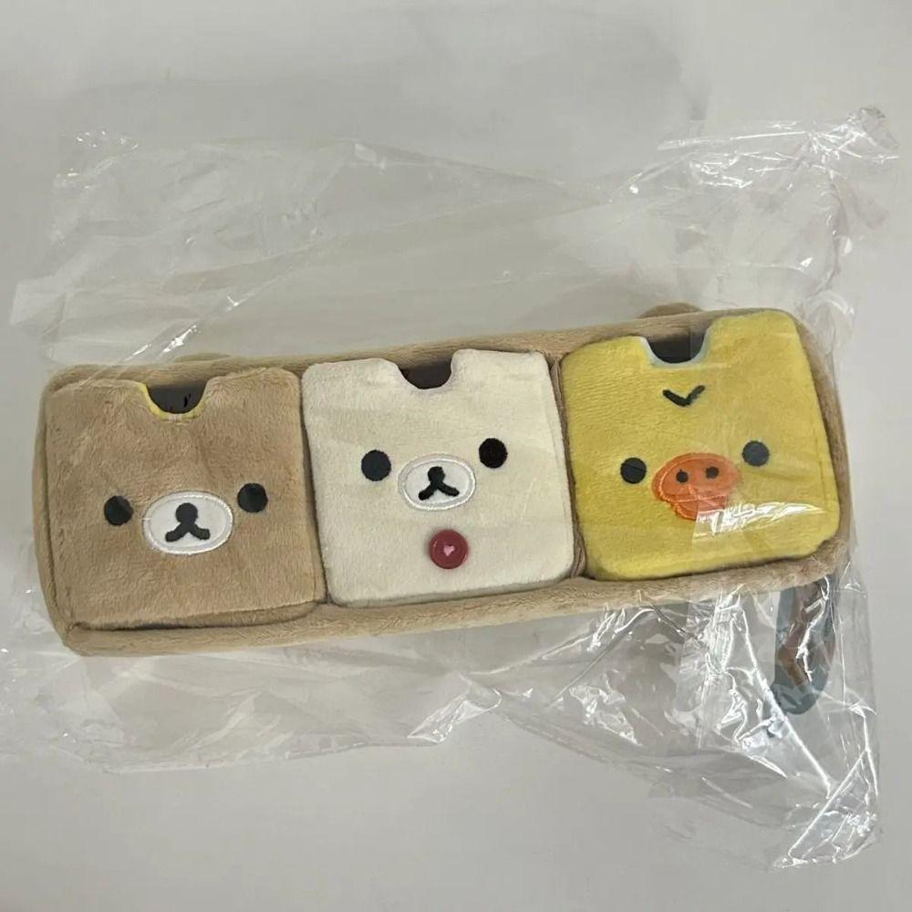 Kawaii Stationery Storage Cartoon Compartment Box New Desktop Storage