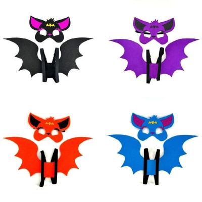 Halloween Bat Costume Accessories for Kid Adult Cosplay Halloween Dress Up, Bat Dress Up Costume Bat Wing, Bat Mask