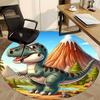 1pc Dinosaur Adventure Chair Carpet for Office, Non-slip, Soft and Durable Office Rug for  Decoration, Perfect for Office yy251229184