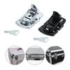 1Pc 76*45mm Air Box Luggage Toggle Latch Hasp Lock with Key Metal Buckle for Tool Box Case Suitcase Tool Hardware Sliver/Black