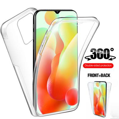 Ön + Arka 2in1 Tam Vücut Koruma Yumuşak TPU + PC telefon kılıfı Kapak için Samsung A04S A14 A24 A34 A54 A05 A05S S23 S24 Redmi 12 12C 13C
