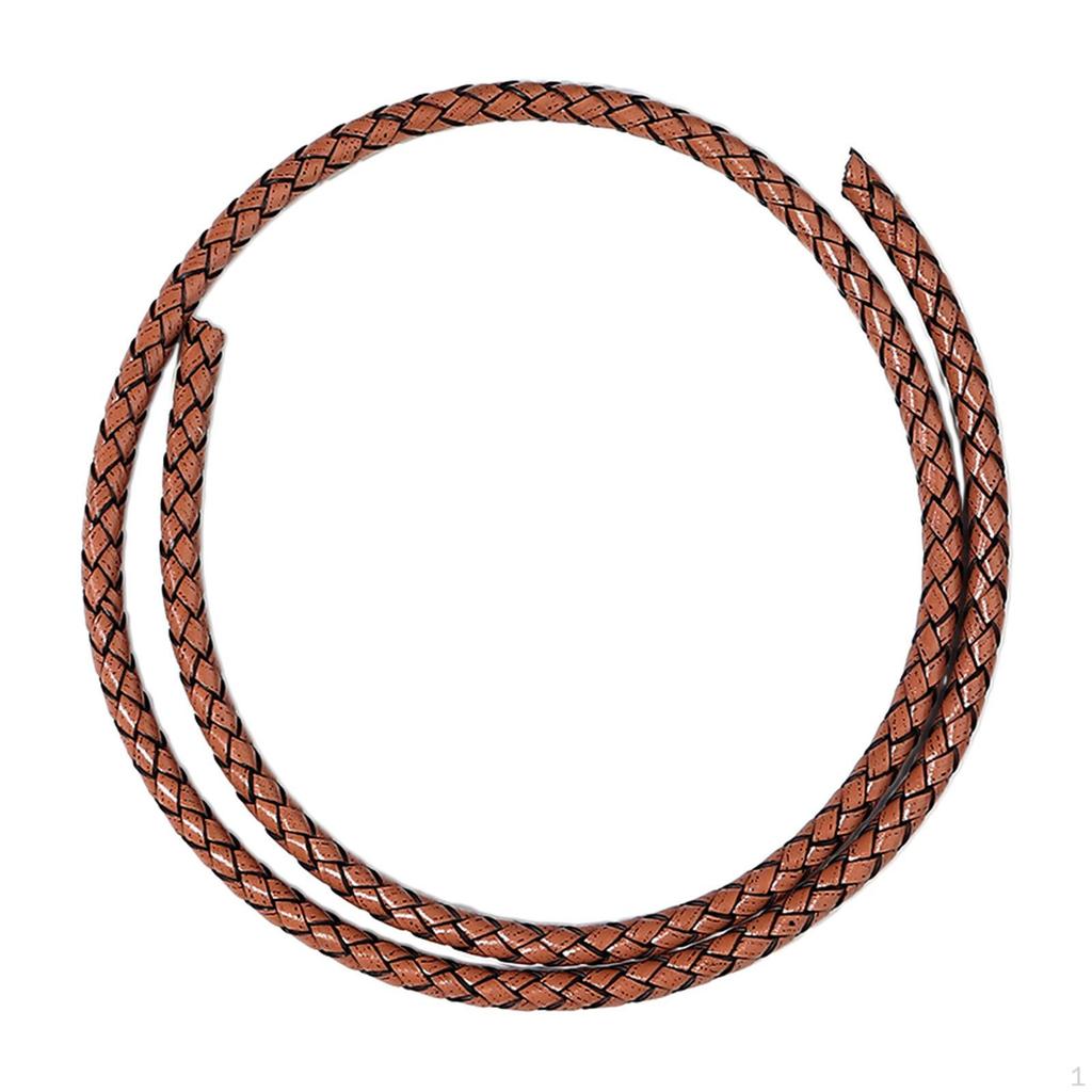 Kožené šňůrky pletené s páskem Šperky Náramek Řemeslná výroba