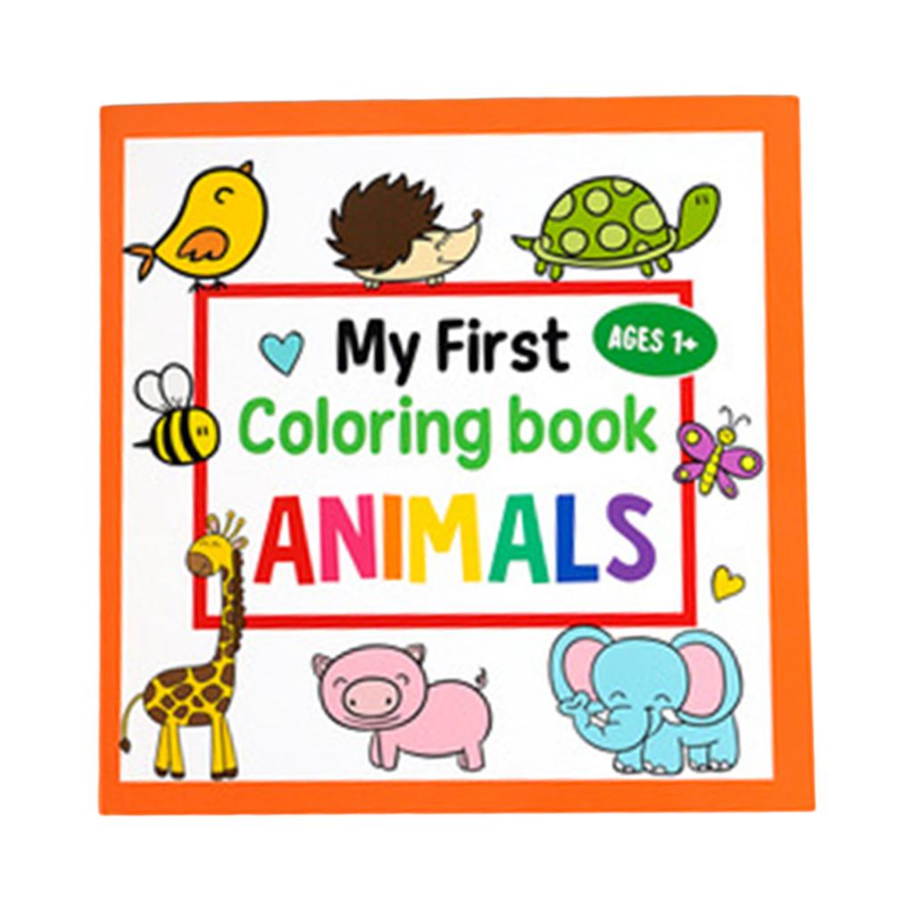 Kinder Malbücher 30 Seiten Cartoon Tierzeichnungen Für Kinder Kunst Malaktivität