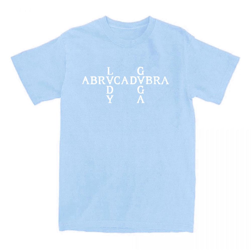 Abracadabra Lady Gaga Mayhem Album Tshirts Short Sleeve Round Neck Women Tshirt Cotton Tees Camisetas Casual Hip Hop Streetwear