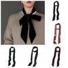 Classic Velvet Material Velvet Belt Solid Color Narrow Ribbon Scarf Long Hair Band Outfit Decoration