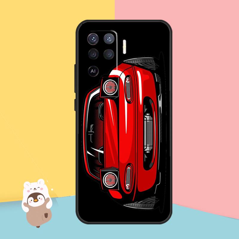 JDM Car RX7 MX5 Case For OPPO A54 A74 A94 A52 A72 A83 A91 A93 A15 A16 A5 A9 A31 A53 A53S 2020 Back Cover