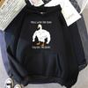 Popular Spring/Summer Pure Cotton Women Unisex Hoodie Sweatshirt Hip Hop Strong Big White Duck Print with Wool Elastic Casual Pullover