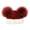 High Stretch Thick Beanie Warm Caps Women Pompom Hat Winter Hat Parent-child Hat