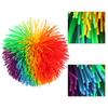 Children's Colored Rubber Line Ball Toy Pressure Resistant Soft Elastic Ball Sensitive Stimulating Rubber Toy Children's ADHD