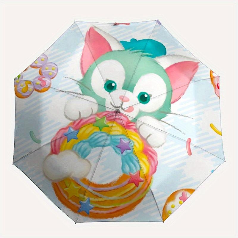 

1pc Gelatoni Automatic Umbrella 8-Bone Design Compact Gear for Outdoor Travel,Perfect Gift for Friends Birthdays yy250815015