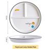 Nordic Ceramic 3-Compartment Diet Meal Plate