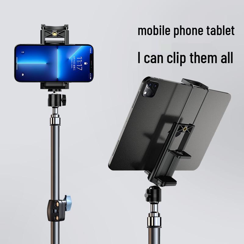 Dual-Phone Multifunctional Selfie Stick & Tripod for Live Streaming