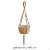 Plant Hanger Macrame Decorative Flower Pot Holder Stand Boho Woven Rope Hanging Planter Basket