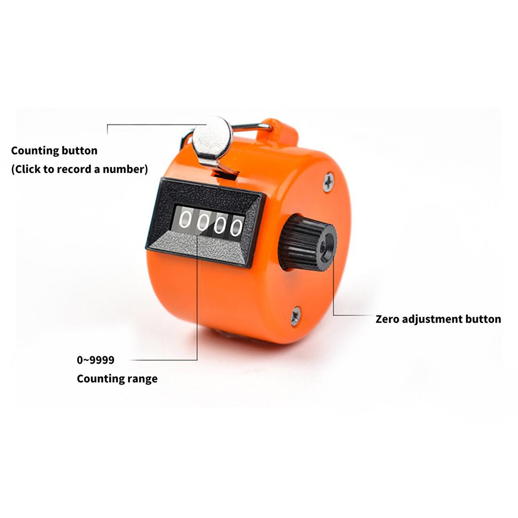 Handheld Tally Counter Ruční mechanické počítadla Clickers 4místné číslo Counter Clicker Pitch Counter pro koučování golfu