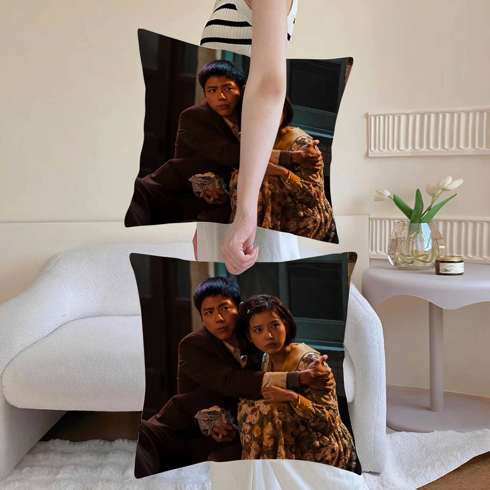 When Life Gives You Tanger Pillow Case Sofa and Living Room Decorative Cushion Covers Dust-proof and Mite-proof Invisible Zipper