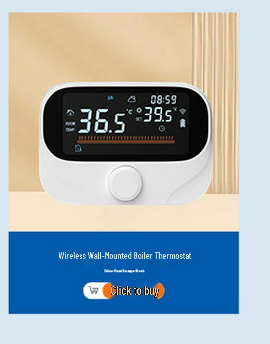 Smart WIFI Color Screen Thermostat for Gas Boilers and Water Underfloor Heating
